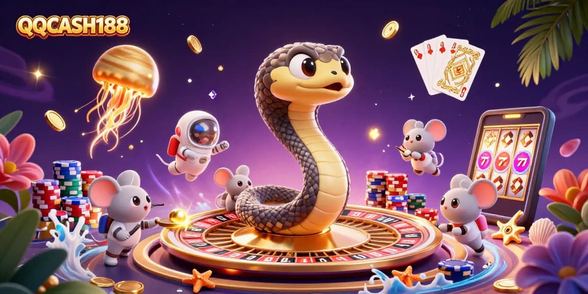 Experience thrilling wins with QQCASH188's vibrant casino atmosphere of games and excitement.