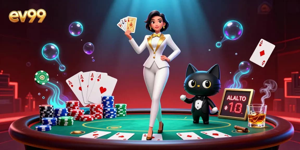 Play poker effortlessly at ev99 while enjoying lively casino vibes in a captivating scene.