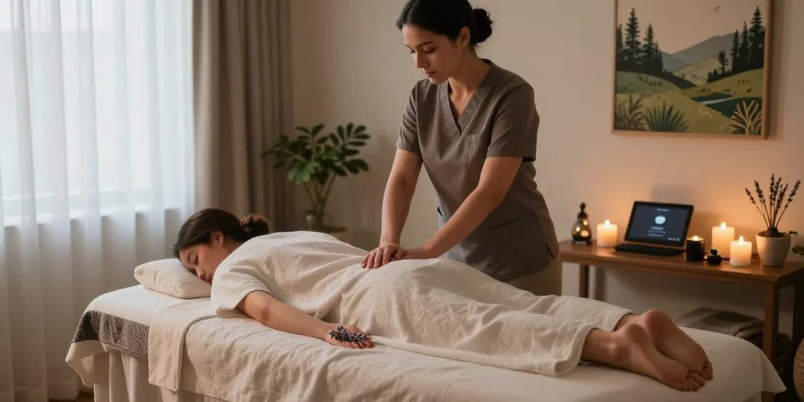 Enjoy a peaceful 안산출장안마 session in a serene spa environment with calming decor and soothing aromas.