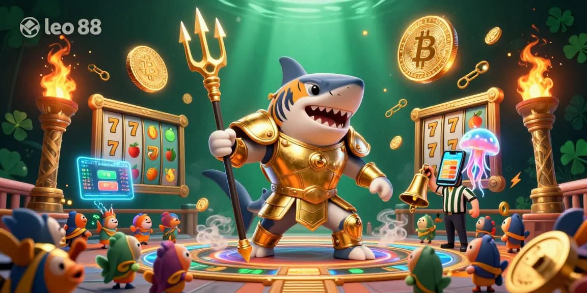 Engage with thrilling gaming adventures at leo 88 casino, featuring an underwater colosseum.