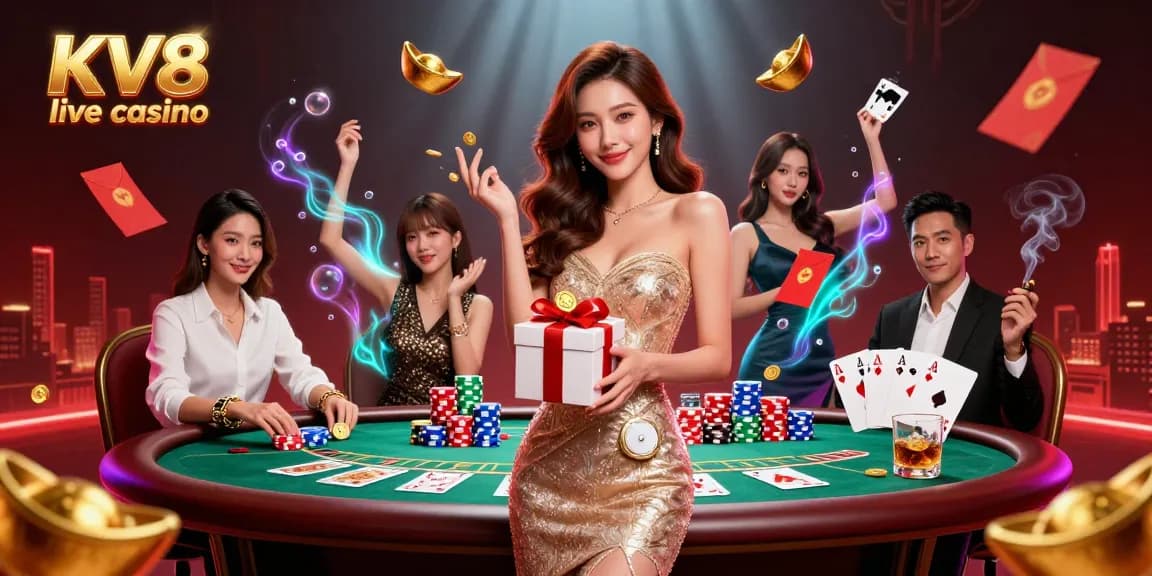 Engage with the thrill of KV8 live casino featuring stunning gameplay, immersive environments, and vibrant game elements.
