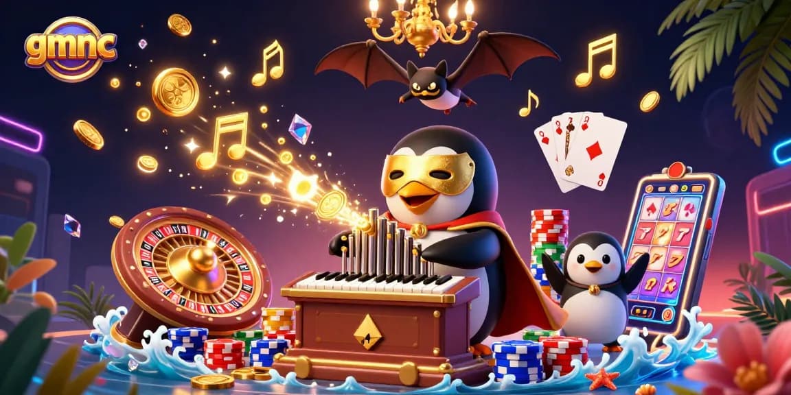gmnc uncovers risks with a dramatic 3D casino-themed illustration of gaming excitement and rewards