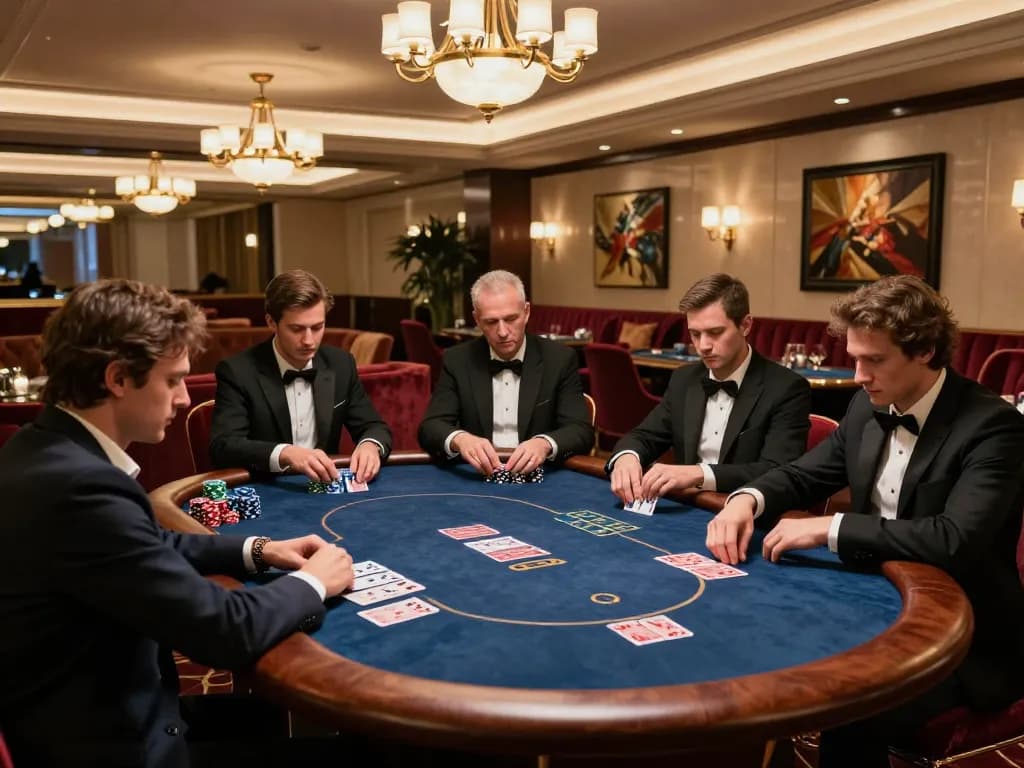 KADAL 778 highlights an exclusive poker game in a luxurious casino setting.