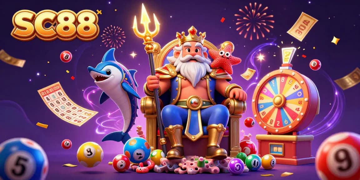 Engage in thrilling SC88 lottery action with Neptune and dynamic game elements.