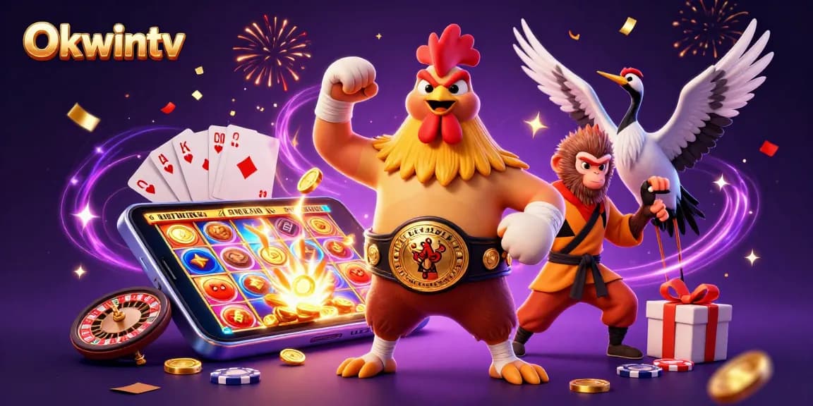 Elevate your betting game with Okwintv's vibrant casino atmosphere and dynamic characters.