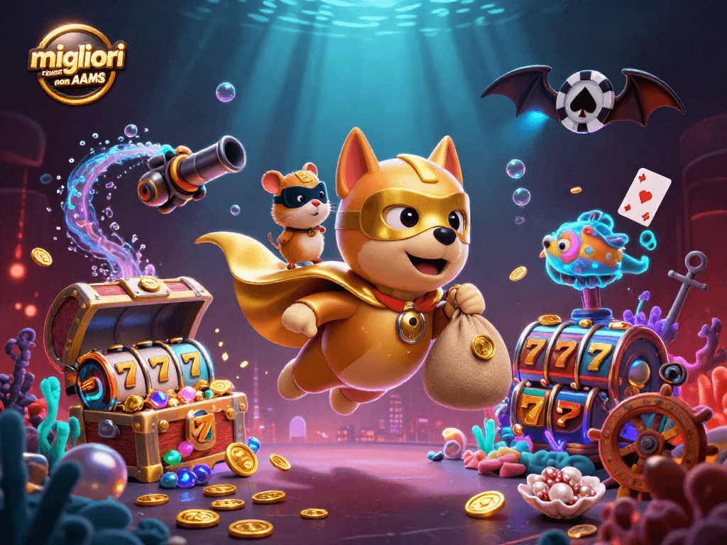 I migliori casino non AAMS offrono esperienze avvincenti, con il cane supereroe che vola tra tesori sottomarini.