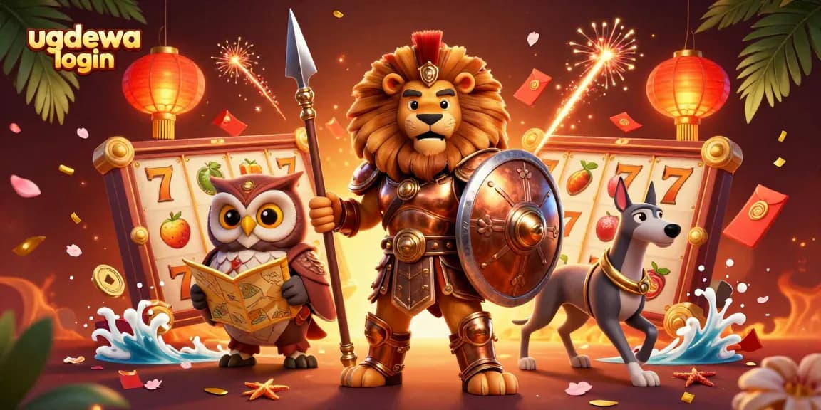 Engage with the thrilling world of lucky slots featuring the ugdewa login experience surrounded by vibrant elements.
