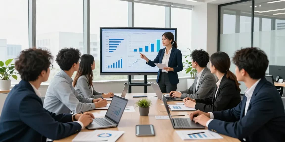 Team collaborating in a modern office, showcasing effective IT support for business strategies and innovations.