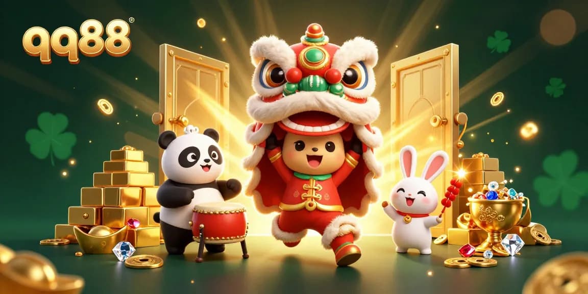 Experience thrilling wins at qq88 while enjoying a vibrant Chinese New Year celebration with engaging casino elements.