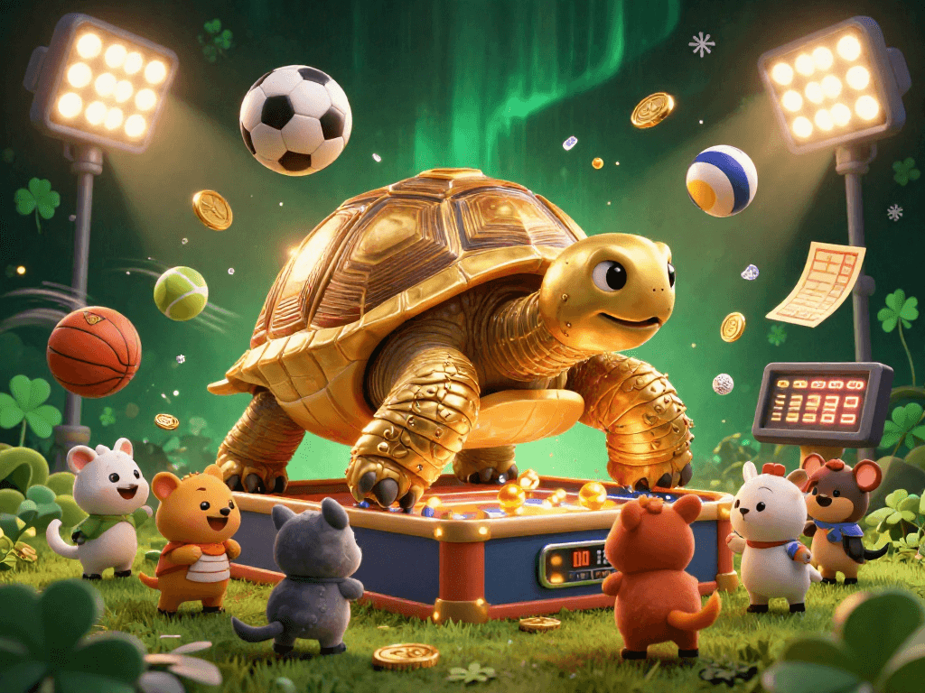 Gioca nei migliori casino non AAMS con scene vivaci di tortuga d'oro e sport.