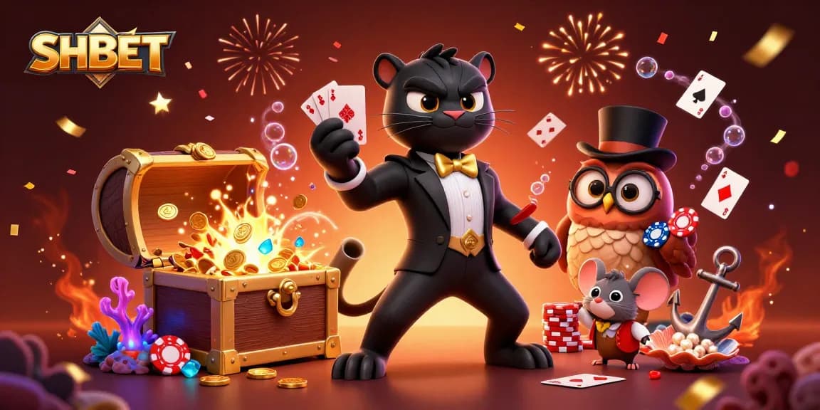 SHBET provides a vibrant casino experience with engaging characters and dynamic visuals while playing.