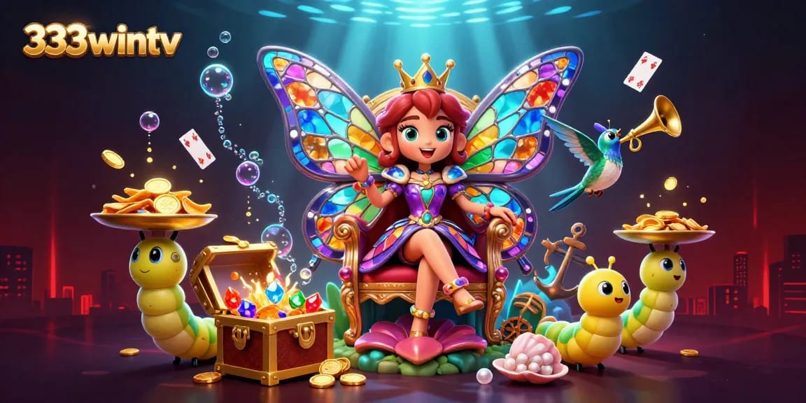 Experience the thrilling world of 333wintv with colorful casino elements and dynamic characters.