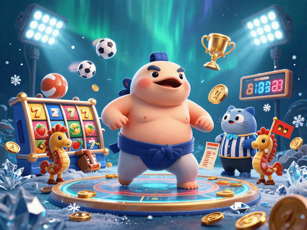 LGOACE offers a vibrant gaming experience with dynamic slot reels and engaging characters.