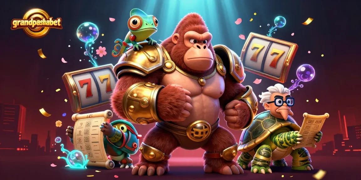 Spin the reels on grandpashabet for a thrilling casino adventure with unique characters and vibrant elements!