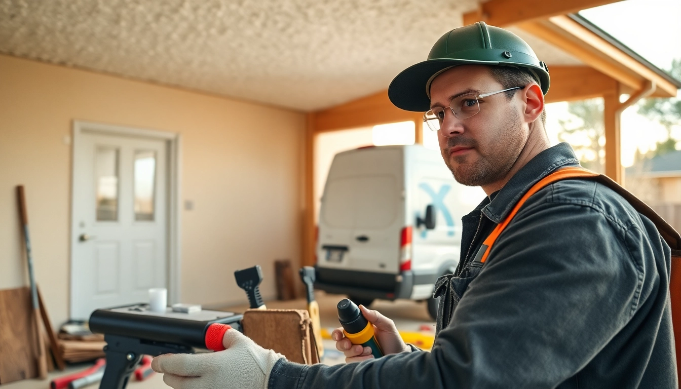 Evaluate how much does spray foam removal cost with a contractor inspecting a home's insulation.