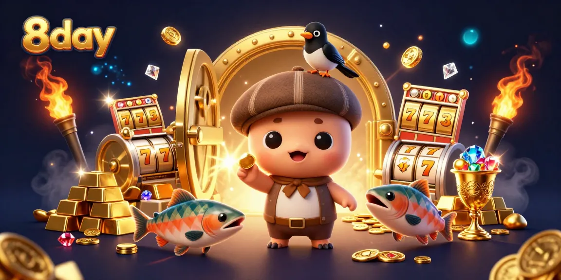 Experience thrilling wins at 8day casino with exciting slots and playful characters.