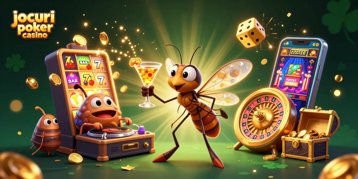 Oferă jocuri poker casino captivante cu personaje 3D animate și elemente de joc dinamic.