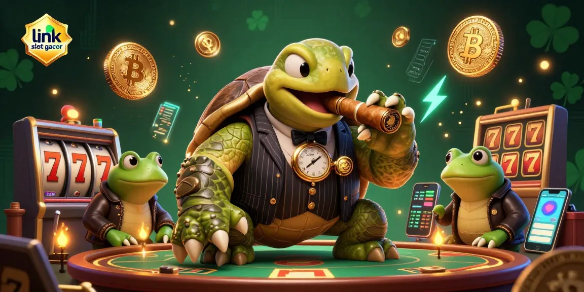 Spin to win with link slot gacor featuring 3D characters and engaging casino elements.