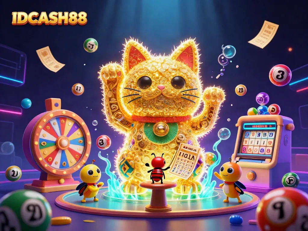 Experience thrilling gameplay at IDCASH88 with vibrant graphics and dynamic casino elements.