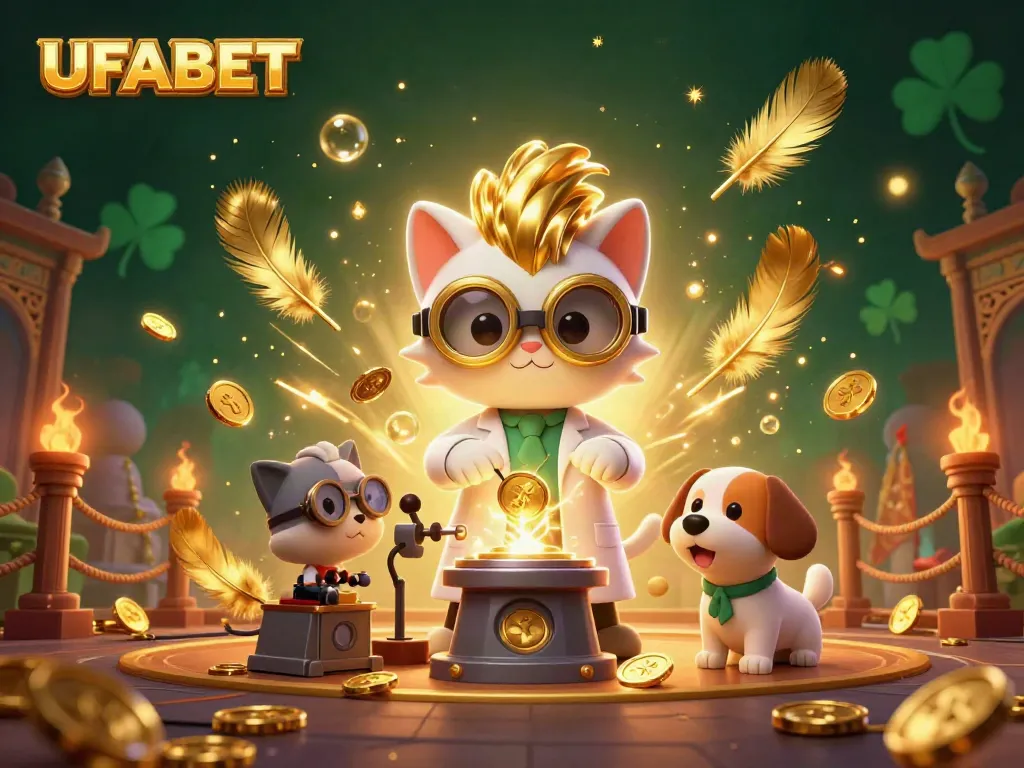 Engage in exciting betting adventures with UFABET's immersive casino illustrations featuring dynamic gameplay elements.