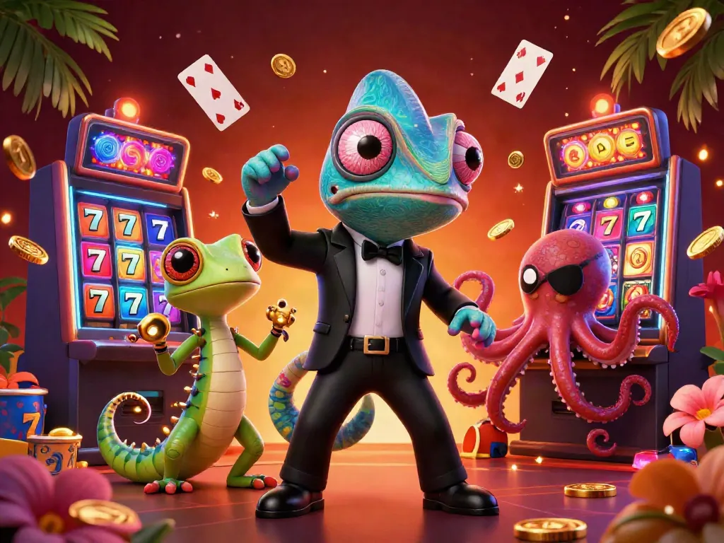 Experience thrilling gaming with XOSO66, featuring vibrant slot machines and immersive characters in action.