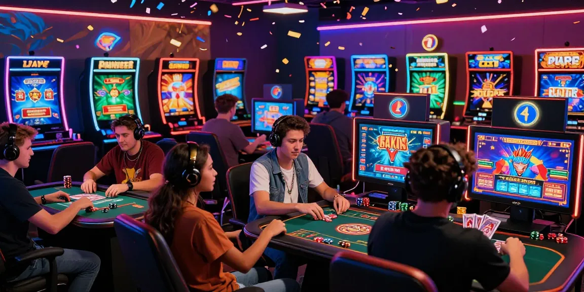 Engaged players enjoying various games on the yo88 platform, showcasing vibrant graphics and a thrilling atmosphere.