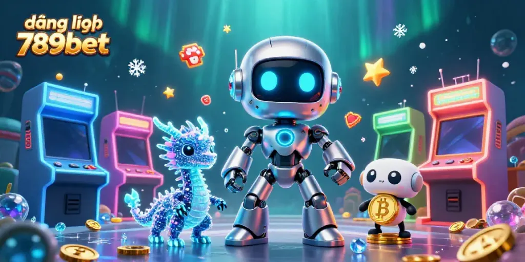 Engage in thrilling gameplay at 789bet with dynamic casino elements, showcasing vibrant 3D characters.