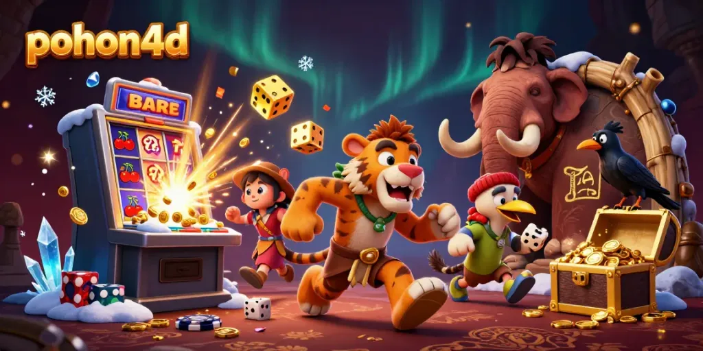 Experience the excitement of the pohon4d digital casino with vibrant graphics and dynamic game elements.