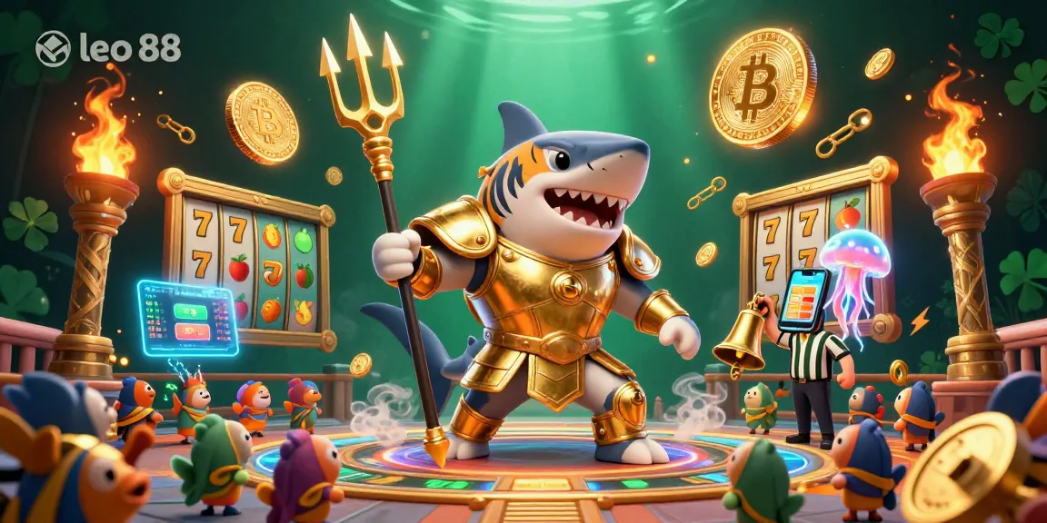 Engage with thrilling gaming adventures at leo 88 casino, featuring an underwater colosseum.