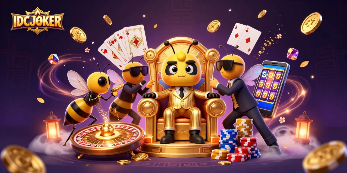 Play dynamic games at IDCJOKER with vibrant characters, thrilling slot reels, and dazzling coins!