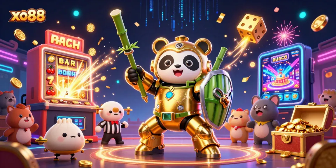 Experience exhilarating wins at xo88 with an immersive casino scene featuring vibrant elements.
