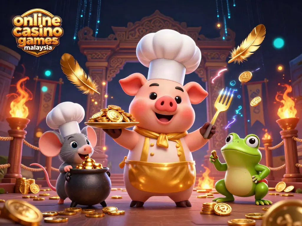 Engage with exciting online casino games malaysia showcasing vibrant characters and gold coins.