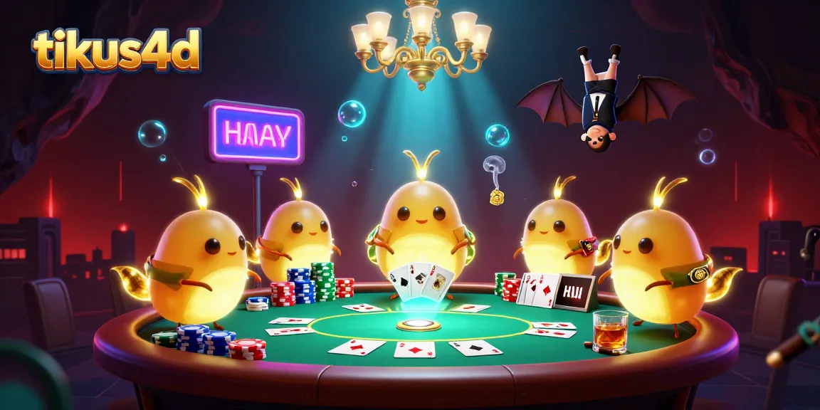 Experience tikus4d's dazzling cave casino with glowworms and a bat dealer in action.