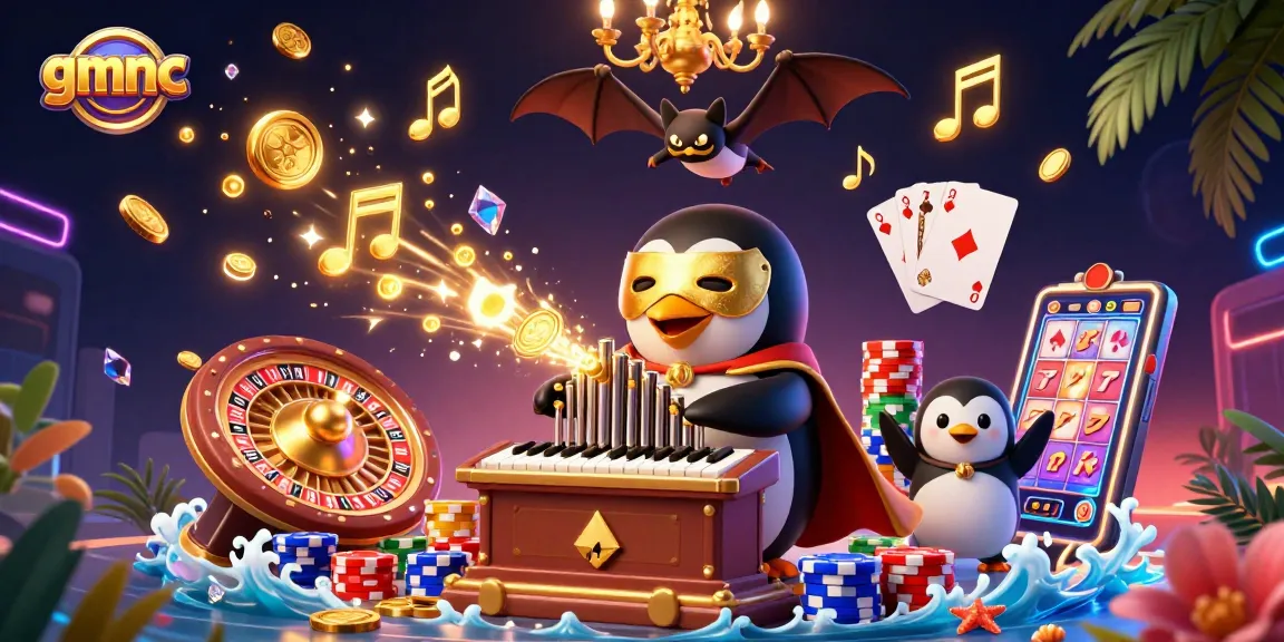 gmnc uncovers risks with a dramatic 3D casino-themed illustration of gaming excitement and rewards