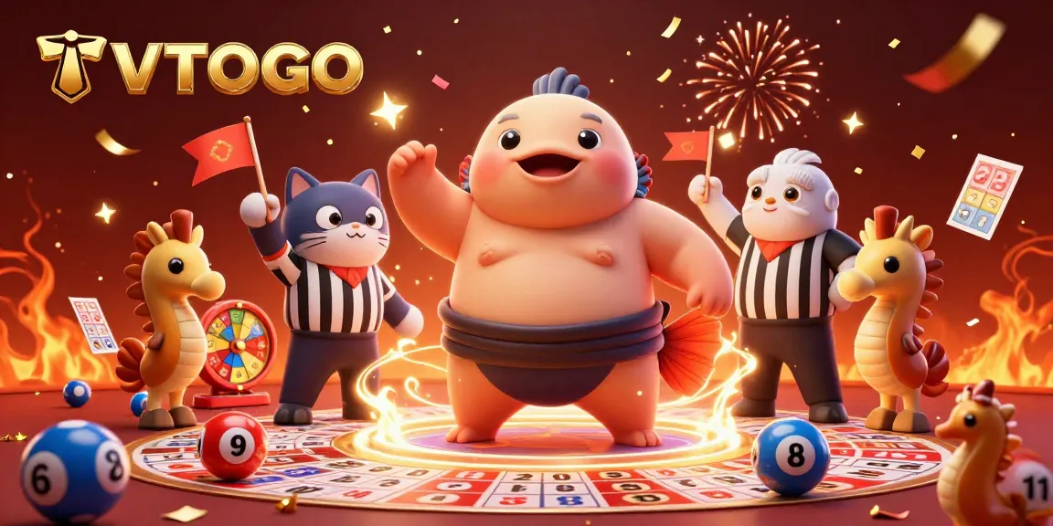 Engage in exciting lottery action with TVTOTO featuring a fugu, catfish referee, and bingo elements.