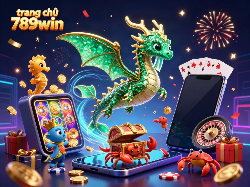 Engage with thrilling gambling at trang chủ 789win featuring vibrant casino elements.