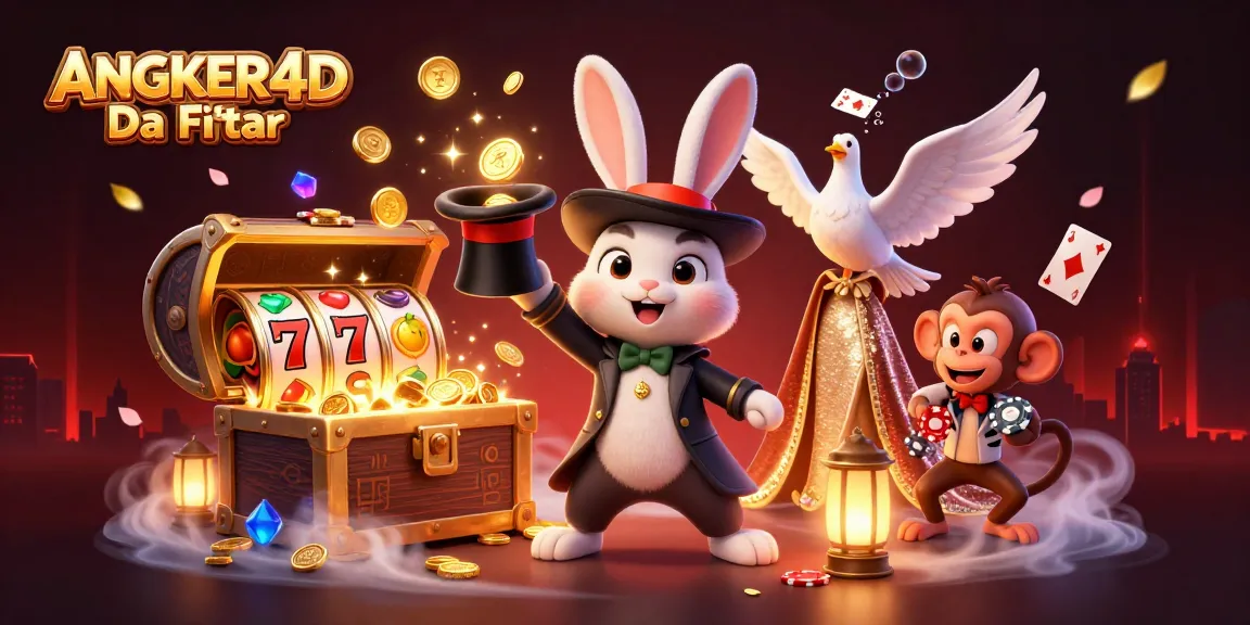 Experience winning with ANGKER4D Daftar as cartoon characters engage in thrilling slot games.