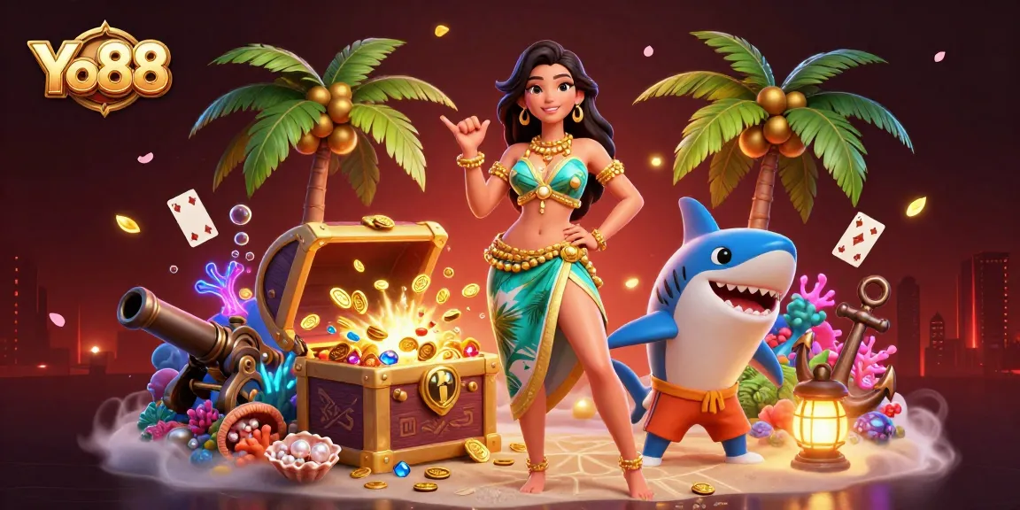 Join the thrilling world of Yo88 with vibrant underwater treasures and rich casino gameplay.