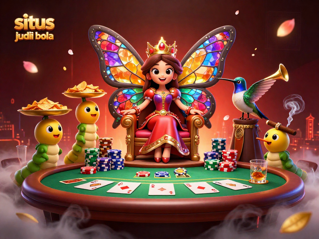 Engage in thrilling sports betting action on the situs judi bola with vibrant 3D fantasy elements.