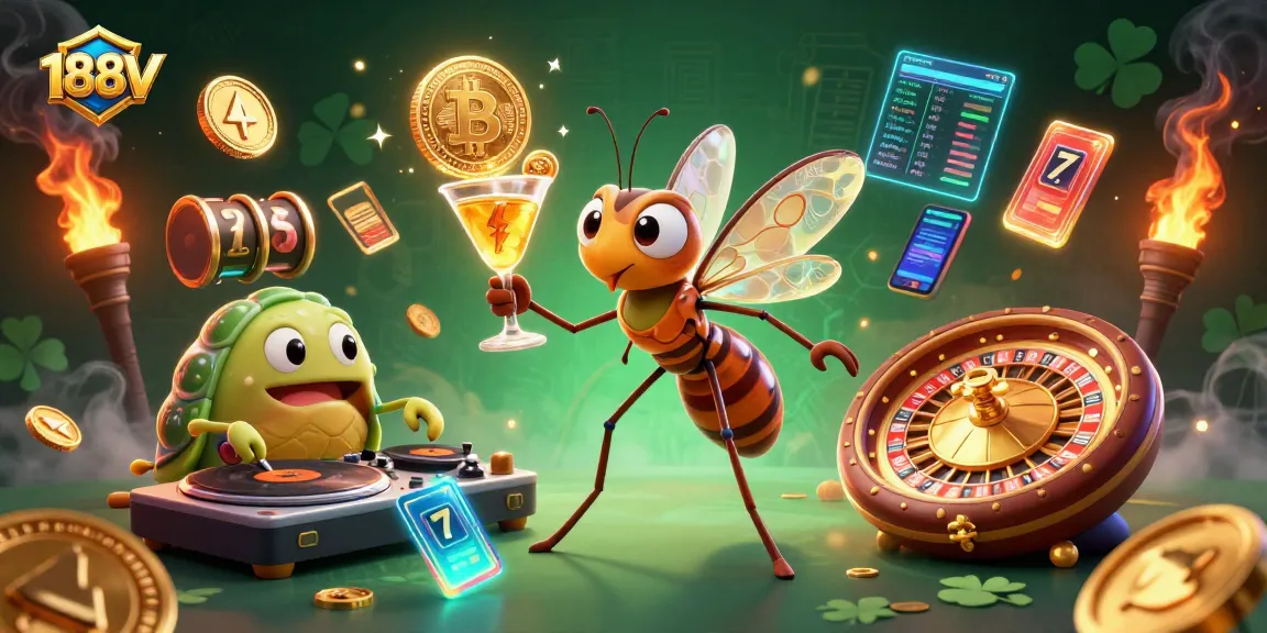 Play at 188V and experience thrilling games with vibrant visuals and dynamic elements.