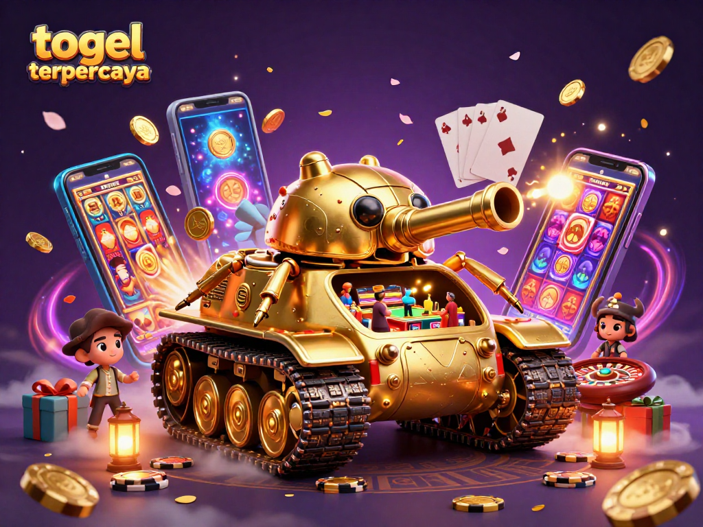 Engage in winning strategies with togel terpercaya inside a dynamic 3D casino scene filled with excitement.
