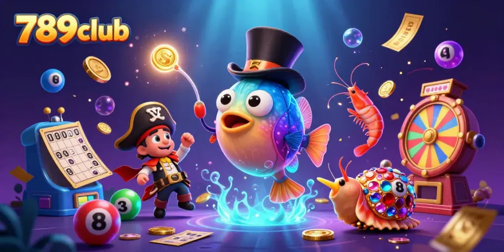 Attract golden coins while playing in a vibrant underwater world with 789club's exciting gaming experience.