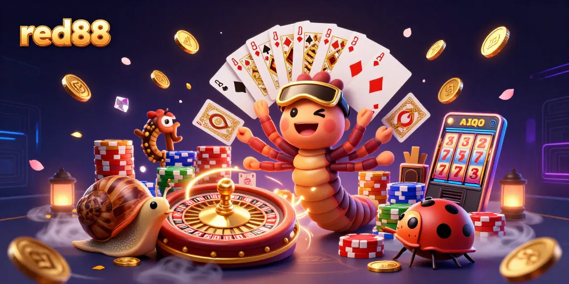 Play cards and stack chips with red88's 3D dealer, experiencing thrilling casino excitement.