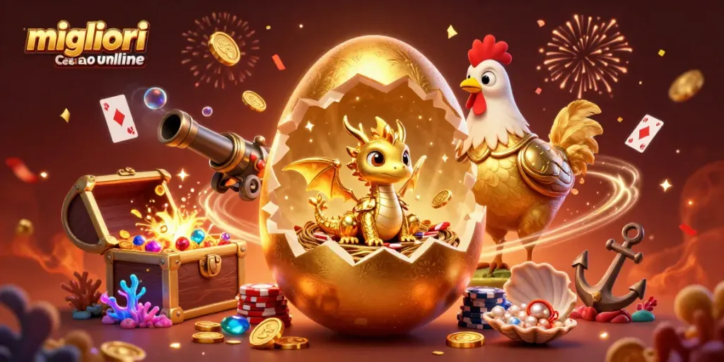 Scopri i migliori casino online con questa illustrazione 3D dettagliata che rappresenta emozioni e avventure.