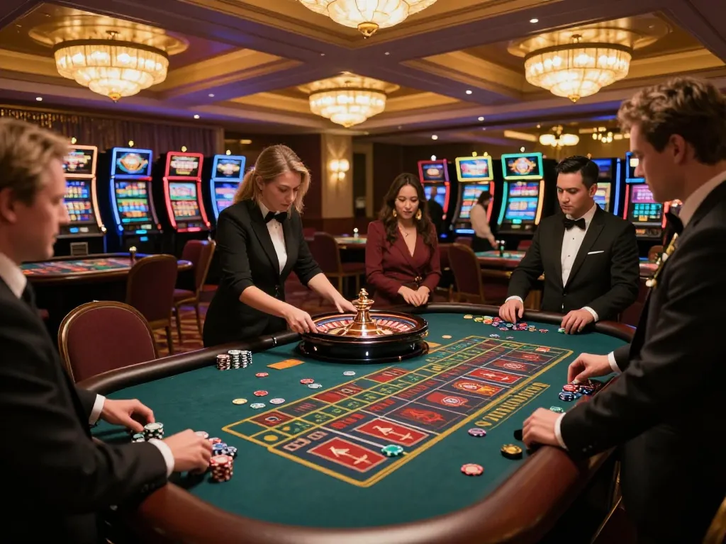 Experience exciting gameplay at 88clb roulette table with vibrant atmosphere and engaged players
