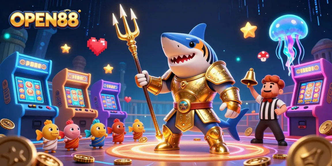 Engage with OPEN88's exciting casino world featuring vibrant gaming elements and a dynamic scene.