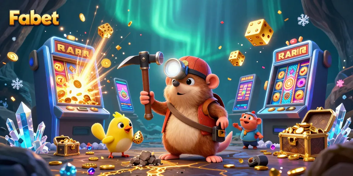 Experience thrilling gaming at Fabet with a treasure hunting mole and dazzling jackpot excitement.