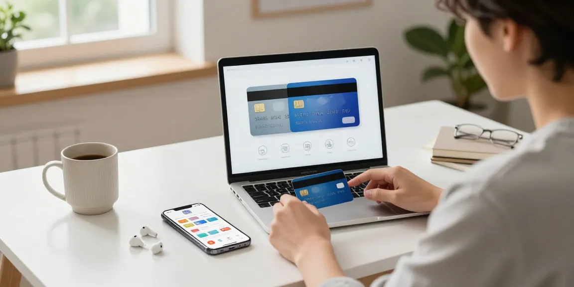 Purchasing virtual prepaid cards on ezzocard.com in a stylish home office environment.