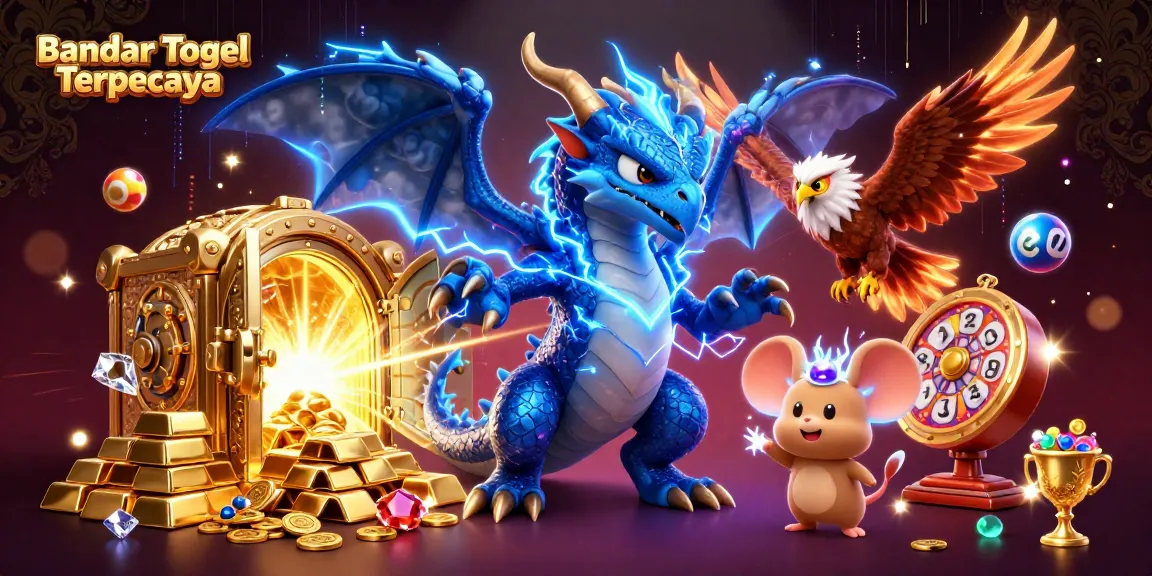 Experience the thrilling world of Bandar Togel Terpercaya with dynamic lottery elements and evocative characters.