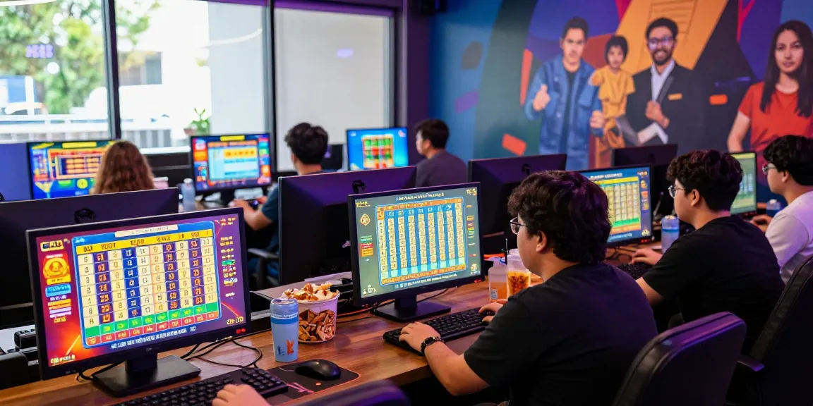 Exciting online gaming scene featuring players engaging in Pasaran Togel Terlengkap with colorful graphics and a lively atmosphere.